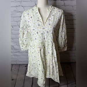 Hyacinth house sweet floral Amelia knee length dress small